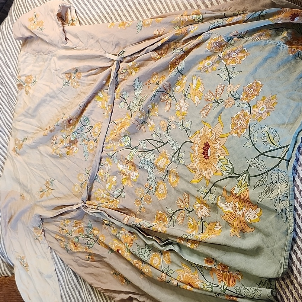 World Market Ombre Robe/kimono Beige